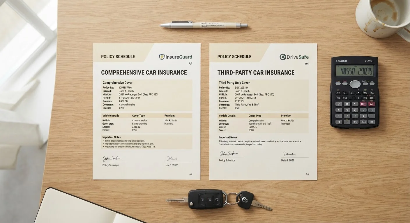 Comprehensive vs Third-Party Car Insurance: Weighing the Difference