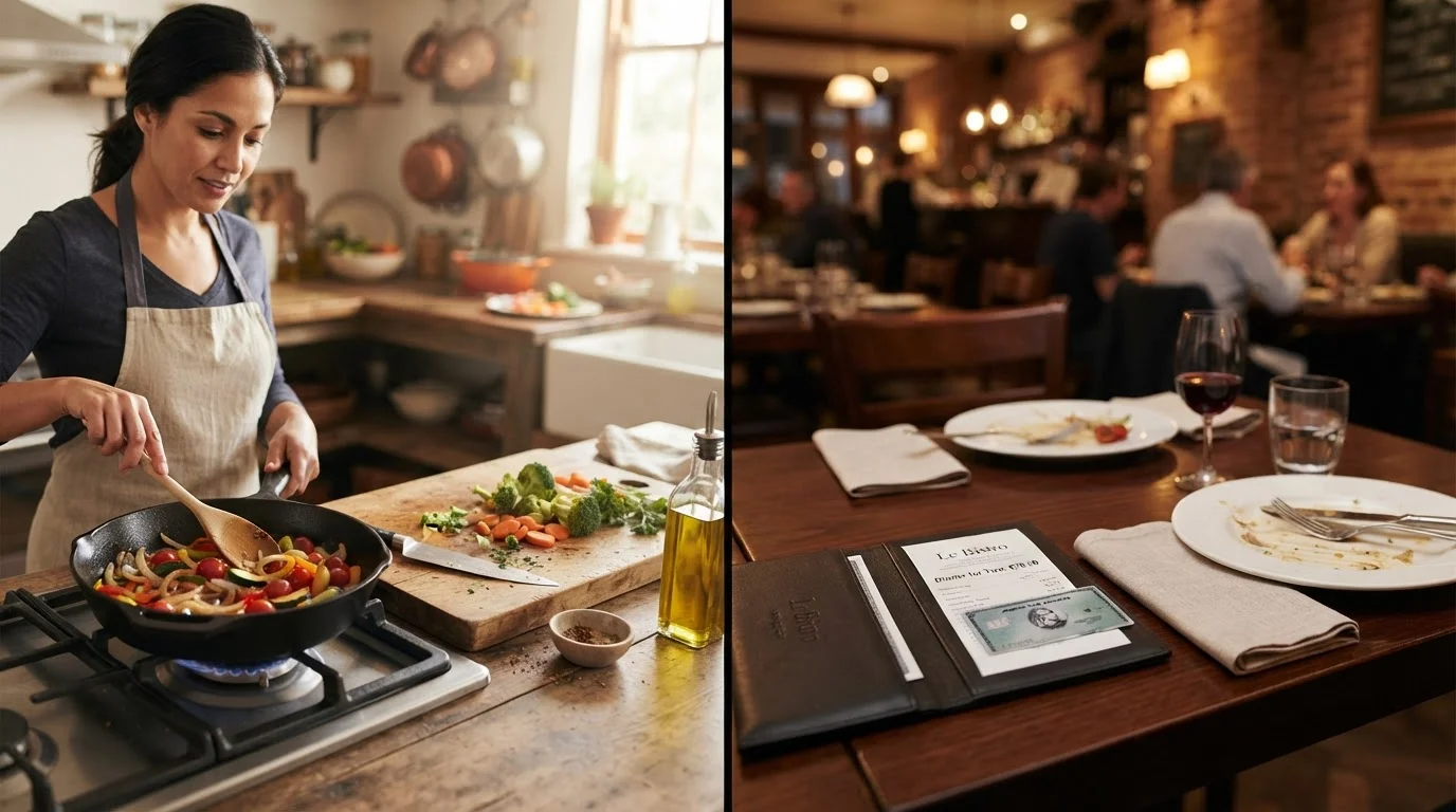 Cooking at Home vs. Eating Out: What the Numbers Actually Look Like Over Time