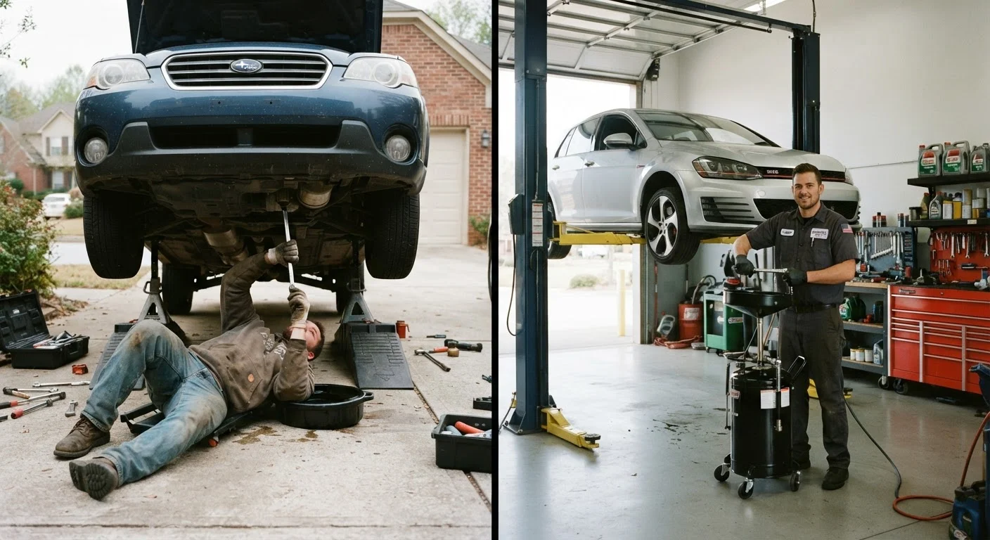 DIY Oil Change vs. Going to a Garage: Which Makes More Sense?