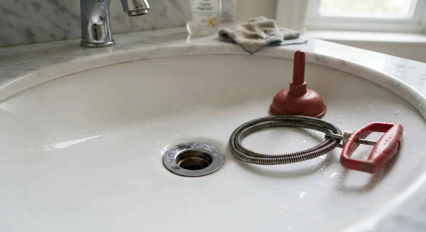 Fixing a Slow-Draining Sink Without Chemical Drain Cleaners