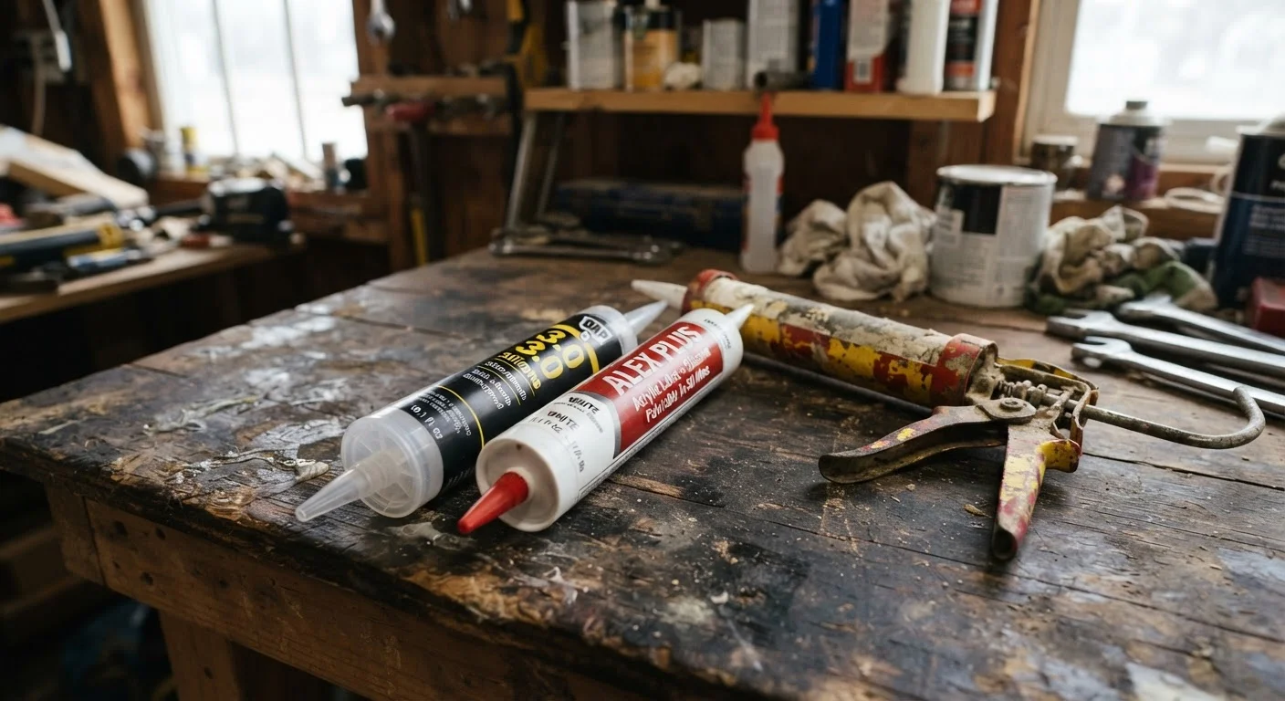Silicone vs. Acrylic Caulk: Picking the Right Sealant for the Job