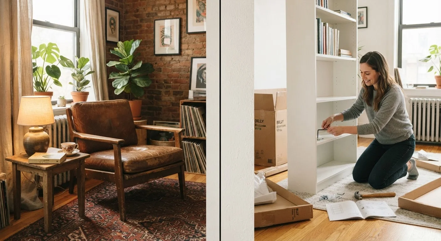 Thrift Store Finds vs. Flat-Pack Furniture: Which Stretches Your Décor Budget Further?