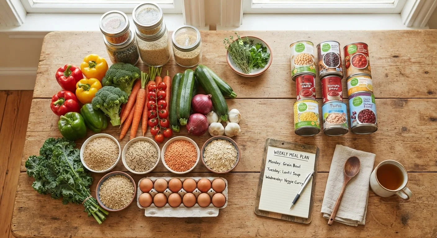 Weekly Grocery Planning for Nutritional Balance on a Student Budget